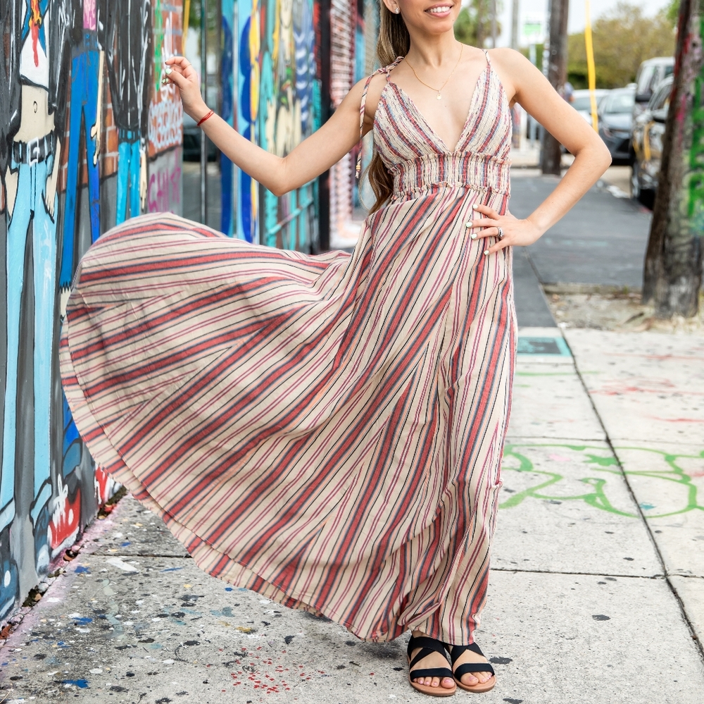 New w/o tags Petal Dew Mutli-colored Maxi Dress Size S